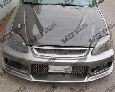 VIS 90-93 Honda Accord Carbon Fiber Hood INVADER CB7 Hoods ViS Racing Sports 90HDACC2DVS-010C