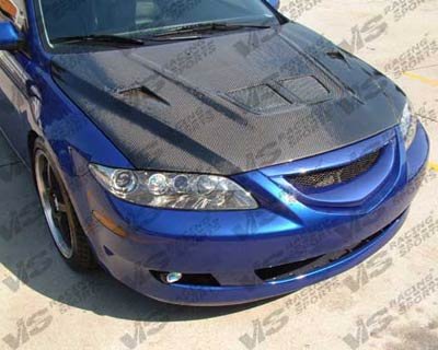 VIS 03-06 Mazda 6/Atenza JDM Carbon Fiber Hood EVO 04 Hoods ViS Racing Sports 03MZ64DEV-010C