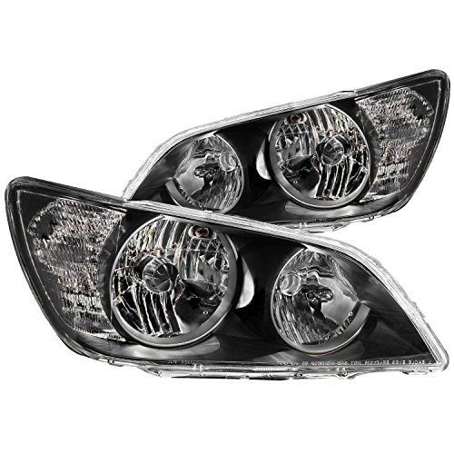Anzo USA 121210 Lexus IS300 Black Clear Projector Headlight Assembly - (Sold in Pairs) Headlight Assemblies AnzoUSA 121210
