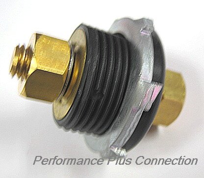 Black Battery Cable Firewall Feed-Thru Panel Terminal Connector Batteries & Accessories Performance Plus Connection PPC10317