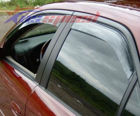 2004-08 Nissan Maxima Smoked Rain Guards 4PC Exterior Accessories U.S. Speed WT-72336