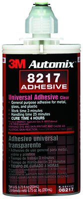 3M 08217 Clear Universal 3 Minutes Adhesive - 200 ml Adhesives 3M 08217