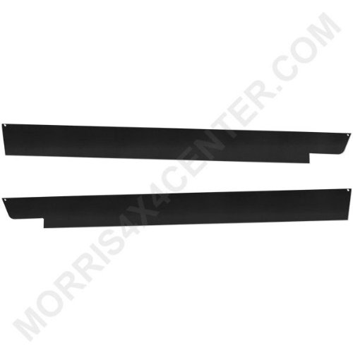 Warrior Products S913B Steel Side Plates for Jeep CJ8 Bumper Covers Warrior S913B