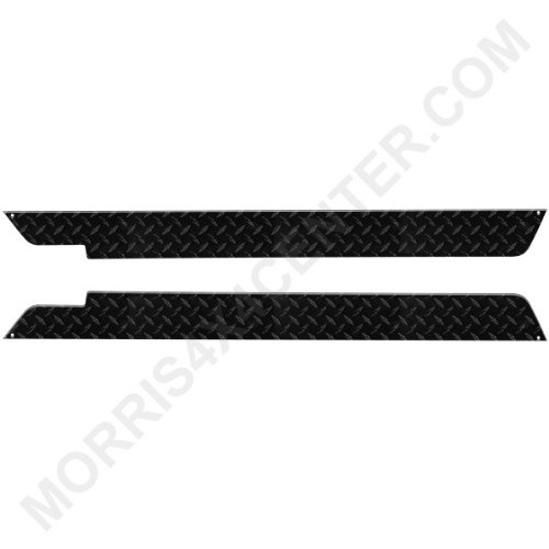 Warrior Products 906PC Powder Coated Finish Side Plates for Jeep CJ5 72 and Up Bumper Covers Warrior 906PC