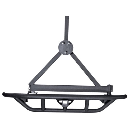 Rugged Ridge 11503.60 RRC Black Tire Carrier Only Bumpers Rugged Ridge 11503.60