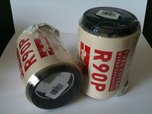 QTY 2 RACOR R90P (30 MICRON) REPLACEMENT SPIN-ON FILTER Fuel & Water Separators Racor R90P