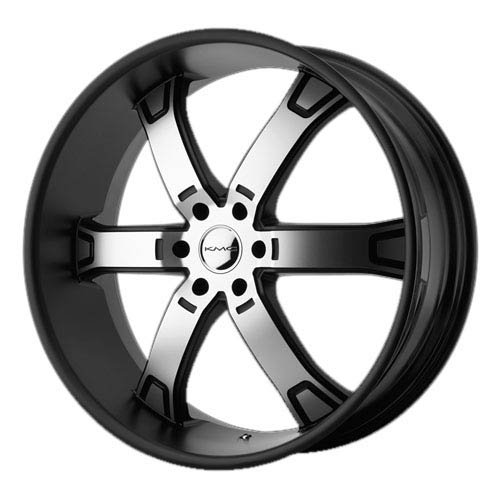 KMC Wheels Brodie KM6715 Gloss Black Machined Wheel (20x9/6x114.3mm) Car KMC KM67129064515