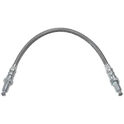 65-66 Galaxie Master Cyl to Connector Block Brake Hose - S/S Clear (C5AZ-2A040RSS-CL) ABS Auto Krafters C5AZ-2A040RSS-CL