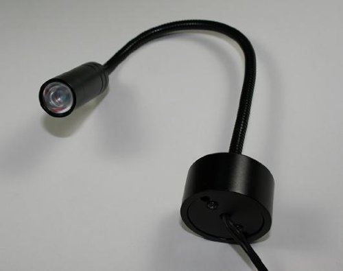 Map Light Chart Light Gooseneck 12 volt fixture Cool White Color 1 Watt LED for Car, Truck, Boat, RV and Aircraft applications Light Kit Pilot F001-S White 12V