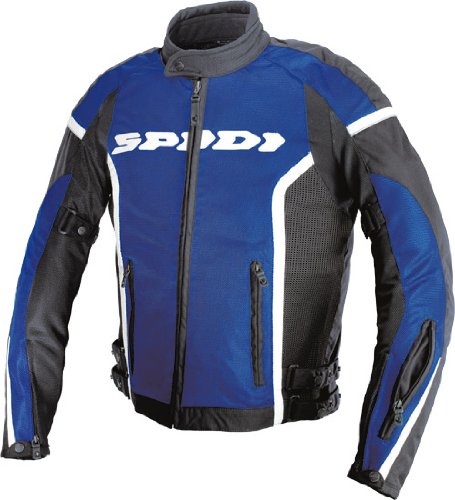 SPIDI SPORT S.R.L. JKT NET GP MESH BLK/BLU 2XL T131 022 2XL Jackets & Vests Spidi T131 022 2XL
