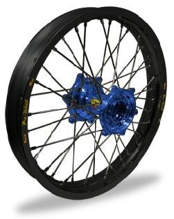 Pro-Wheel MX Rear Wheel Set - 18x2.15 - Black Rim/Blue Hub , Color: Black, Position: Rear, Rim Size: 18 24-52832 HUB/RIM Wheel Hubs Pro-Wheel Components 24-52832 HUB/RIM