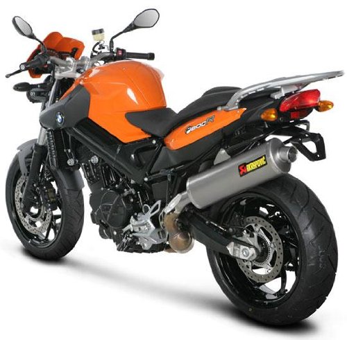 Akrapovic Street Legal Series Slip-On Exhaust - Oval-Shape Titanium Muffler , Material: Titanium S-B12SO7-HLT Mufflers Akrapovic S-B12SO7-HLT