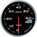 Defi DF10301 Advance BF Fuel Pressure Metric Gauge, White, 60mm Fuel Pressure Defi DF10301