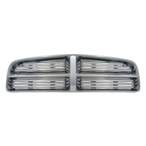 Bully GI-48 Triple Chrome Plated ABS Snap-in Imposter Grille Overlay, 5 Piece Grilles Bully GI-48