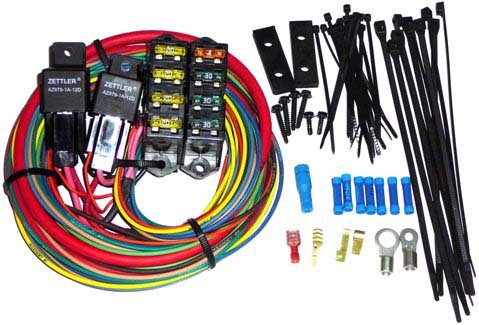 Painless 70118 Cirkit Boss Heavy Duty Auxiliary Fuse Block Fuse Boxes Painless 70118