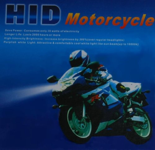 8000K BLUE HID HEADLIGHT KIT H4 Kawasaki ZL1000A 87-87 Headlight Bulbs & Assemblies SPXi H4