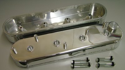 Speed 6142POL Fabricated LS1 LS2 LS6 Aluminum Valve Covers Valve Covers SPEED UNLIMITED 6142POL