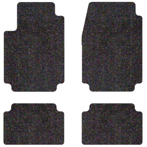 Intro-Tech Designer Front and Second Row Custom Floor Mats for Select Audi Fox Models - Carpet (Dark Brown) Custom Fit Intro-Tech Automotive AD-122-DM-1060