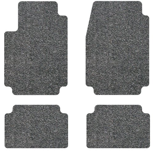 Intro-Tech Designer Front and Second Row Custom Floor Mats for Select Audi 5000 / 5000S / 5000CS Models - Carpet (Quick Silver) Custom Fit Intro-Tech Automotive AD-105-DM-1021
