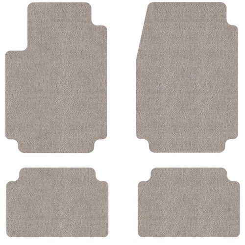 Intro-Tech Designer Front and Second Row Custom Floor Mats for Select Audi 100LS Models - Carpet (Mushroom) Custom Fit Intro-Tech Automotive AD-130-DM-1070