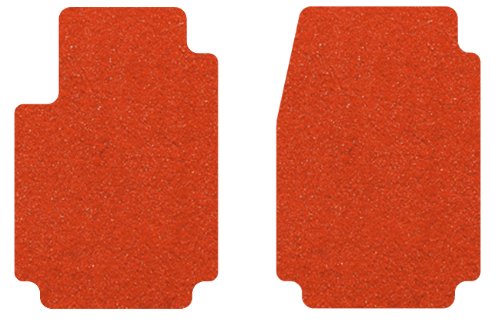 Intro-Tech Designer Front Row Custom Floor Mats for Select Chevrolet Pickup Fullsize (Silverado) Models - Carpet (Torch Red) Custom Fit Intro-Tech Automotive CV-410-DM-1010
