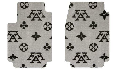 Intro-Tech Fashion Front Row Custom Floor Mats for Select Ferrari 612 Scaglietti Models - Carpet (Granite) Custom Fit Intro-Tech Automotive FR-137-FA-8829