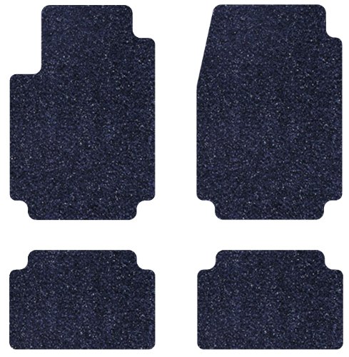 Intro-Tech Designer Front and Second Row Custom Floor Mats for Select Infiniti G35 Sedan Models - Carpet (Dark Blue) Custom Fit Intro-Tech Automotive IN-605-DM-1033