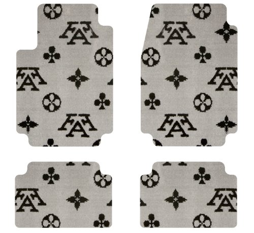 Intro-Tech Fashion Front and Second Row Custom Floor Mats for Select Mitsubishi Montero (Medium SUV) Models - Carpet (Granite) Custom Fit Intro-Tech Automotive MI-129-FA-8829