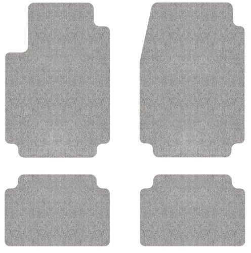 Intro-Tech Designer Front and Second Row Custom Floor Mats for Select Oldsmobile Aurora Models - Carpet (Light Gray) Custom Fit Intro-Tech Automotive OS-136-DM-1029