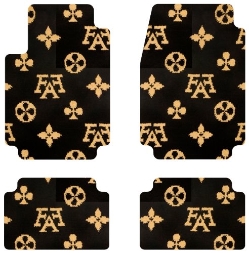 Intro-Tech Fashion Front and Second Row Custom Floor Mats for Select Mazda CX-7 (Medium SUV) Models - Carpet (Onyx) Custom Fit Intro-Tech Automotive MZ-196-FA-8801