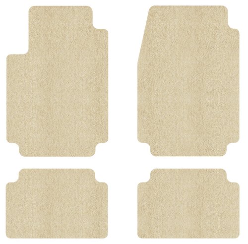 Intro-Tech Designer Front and Second Row Custom Floor Mats for Select Oldsmobile Cutlass Models - Carpet (Sand) Custom Fit Intro-Tech Automotive OS-132-DM-1016