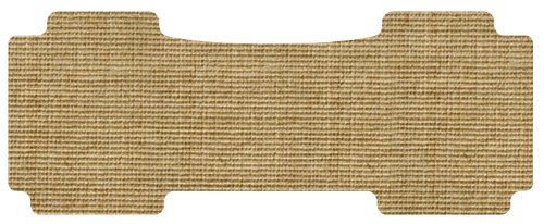 Intro-Tech Sisal Third Row Custom Floor Mat for Select Acura MDX Models - Natural (Beige) Custom Fit Intro-Tech Automotive AC-614-SM-384
