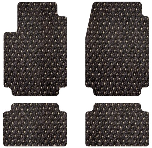 Intro-Tech Coco Front and Second Row Custom Floor Mats for Select Chevrolet Equinox (Medium SUV) Models - Coconut Husks (Black/Gray) Custom Fit Intro-Tech Automotive CV-486-CM-729