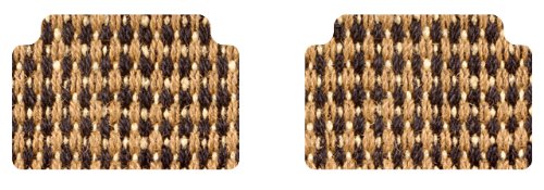 Intro-Tech Coco Second Row Custom Floor Mats for Select Nissan Pathfinder (Medium SUV) Models - Coconut Husks (Natural/Cream/Brown) Custom Fit Intro-Tech Automotive NS-156AR-CM-769