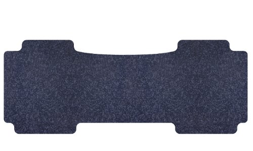 Intro-Tech Super Plush Second Row Custom Floor Mat for Select Chevrolet Colorado Models - Nylon (Navy) Custom Fit Intro-Tech Automotive CV-387-3858