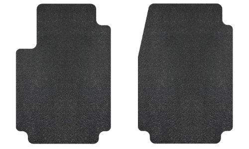 Intro-Tech Super Plush Front Row Custom Floor Mats for Select Ford Van (E- Series Full size van) Models - Nylon (Graphite) Custom Fit Intro-Tech Automotive FO-277-3957