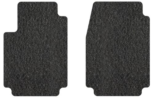 Intro-Tech Spaghetti Front Row Custom Floor Mats for Select American Motor Eagle Models - PVC (Black) Custom Fit Intro-Tech Automotive AP-106F-SP-B
