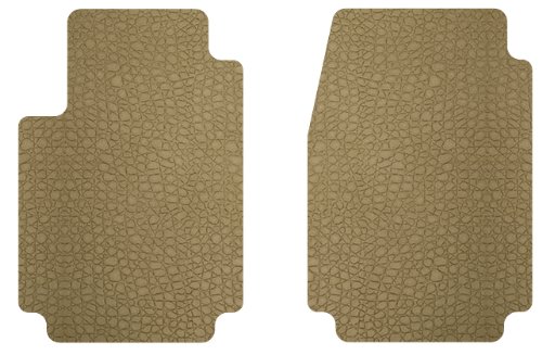 Intro-Tech Leather Front Row Custom Floor Mats for Select Chevrolet Pickup Fullsize (Silverado) Models - Leather (Saddle) Custom Fit Intro-Tech Automotive CV-120-LM-2016