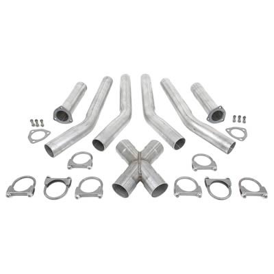 Exhaust X Pipe 2.5 Inch Universial Installation Kits Wesdon X Pipe Pipes Wesdon WESXPK4ST