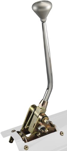 Lokar FMS6350ANM Nostalgia 23 Floor Mount Shifter with Mushroom Shaped Knob for 350 Transmission Shifters Lokar FMS6350ANM