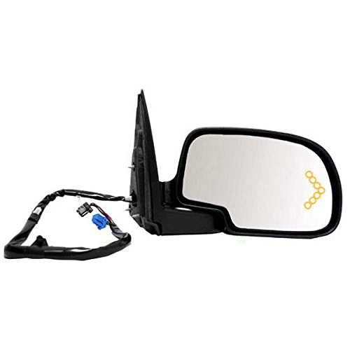 Discount Starter and Alternator 1646PR-S GMC Sierra Passenger Side Replacement Mirror Power Heated Power Folding W/Memory W/Signal W/Dimmer W/O Puddle Lamp Mirrors Discount Starter & Alternator 1646PR-SA