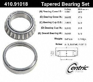 Bearing Kits Centric 410.91018E