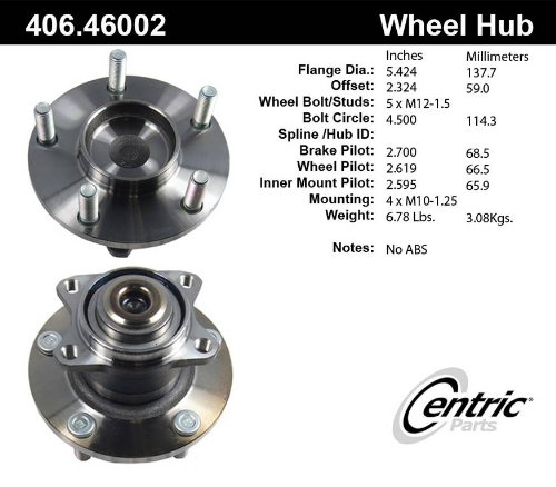 Hub Assemblies Centric 406.46002E