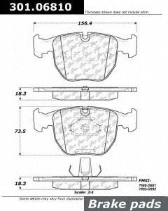 Brake Pads Centric 301.06810