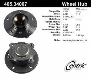 Hub Assemblies Centric 40534007