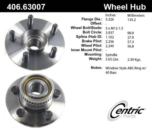 Hub Assemblies Centric 406.63007