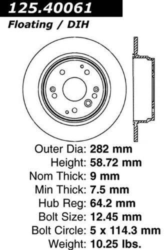 Rotors Centric 125.40061