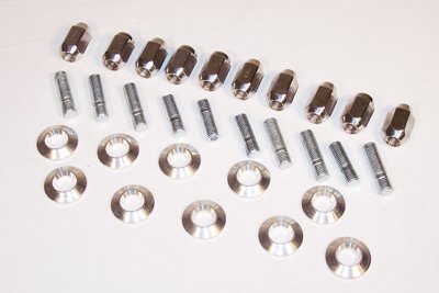 5VW STUD KIT FOR ALUM. WHEELS, dune buggy vw baja bug Lug Nuts Appletree Automotive A1018
