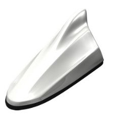 Beat-Sonic FDA4PW Pearl White Universal Functional Shark Fin Antenna Electrical Beat-Sonic FDA4PW