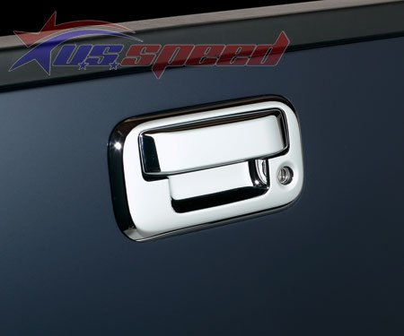 2008-UP Ford F250 F350 Chrome Tail Gate Handle Cover 2PC Truck Bed & Tailgate Accessories U.S. Speed CW1-65204-F250